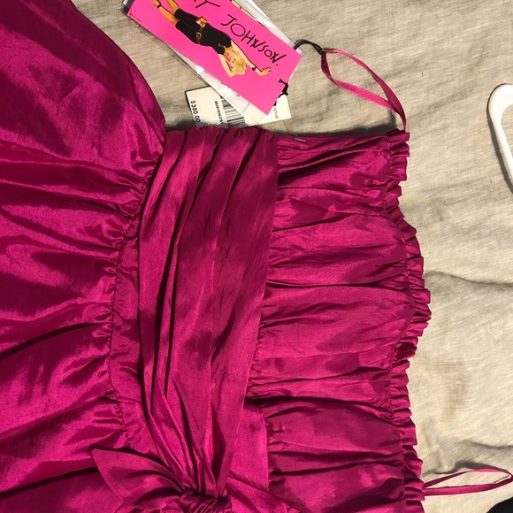 NWT💥 Betsey Johnson Fuchsia Mini Dress - Picture 9 of 9